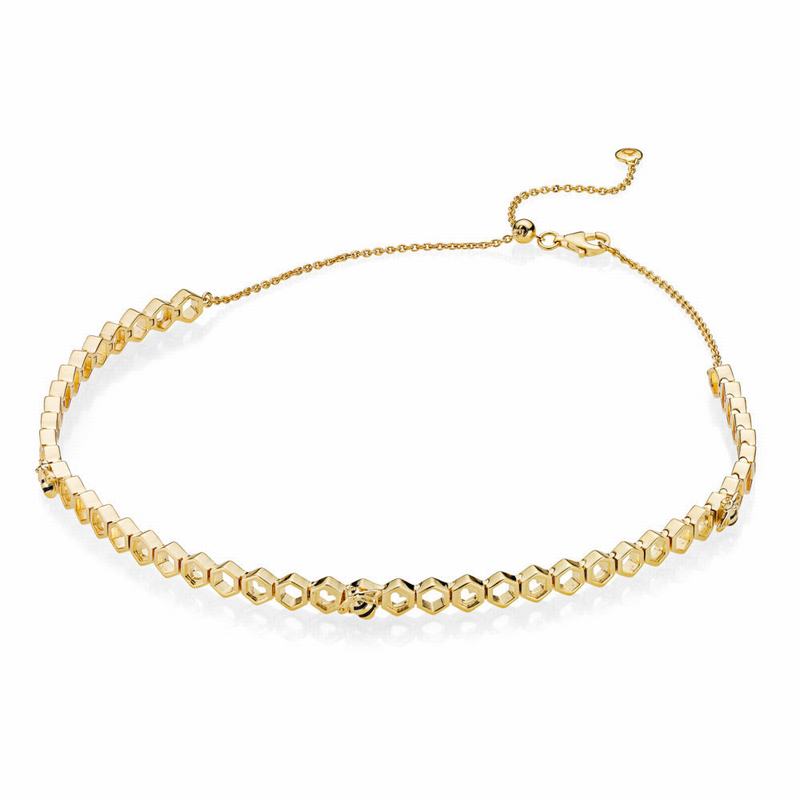 Pandora Shine™ Limited Edition Honeybee Choker Gold Egypt HR8137425